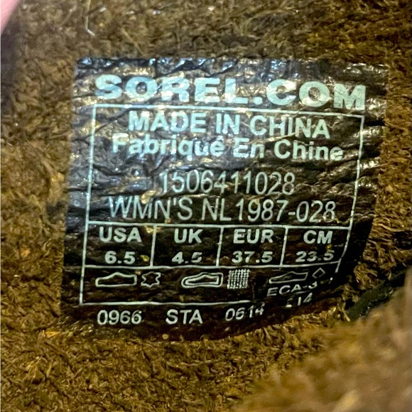 Sorel Joan Of Arctic Wedge Mid Leather Boots *NEW* - Picture 8 of 8